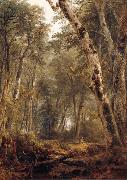 Asher Brown Durand Study Woodland interior oil painting artist